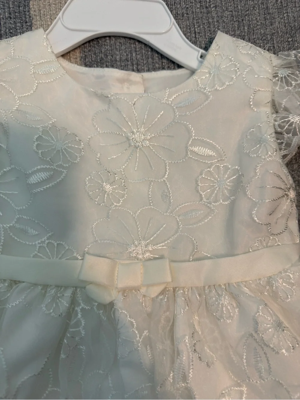 Classic Ivory Lace Party Dress for Girls